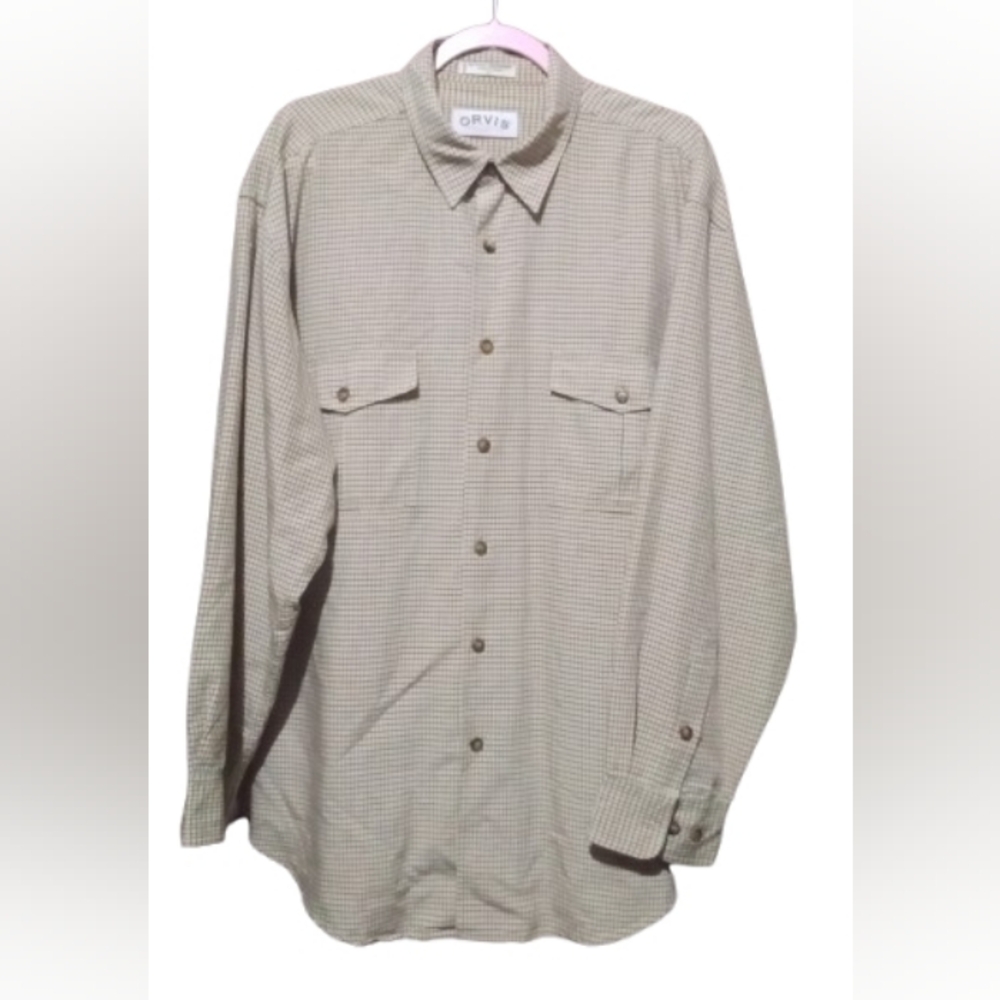 Orvis Sporting Traditions Plaid Button Down Shirt